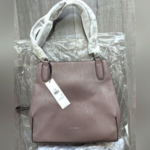 NWT Calvin Klein Elaine Purse Mauve